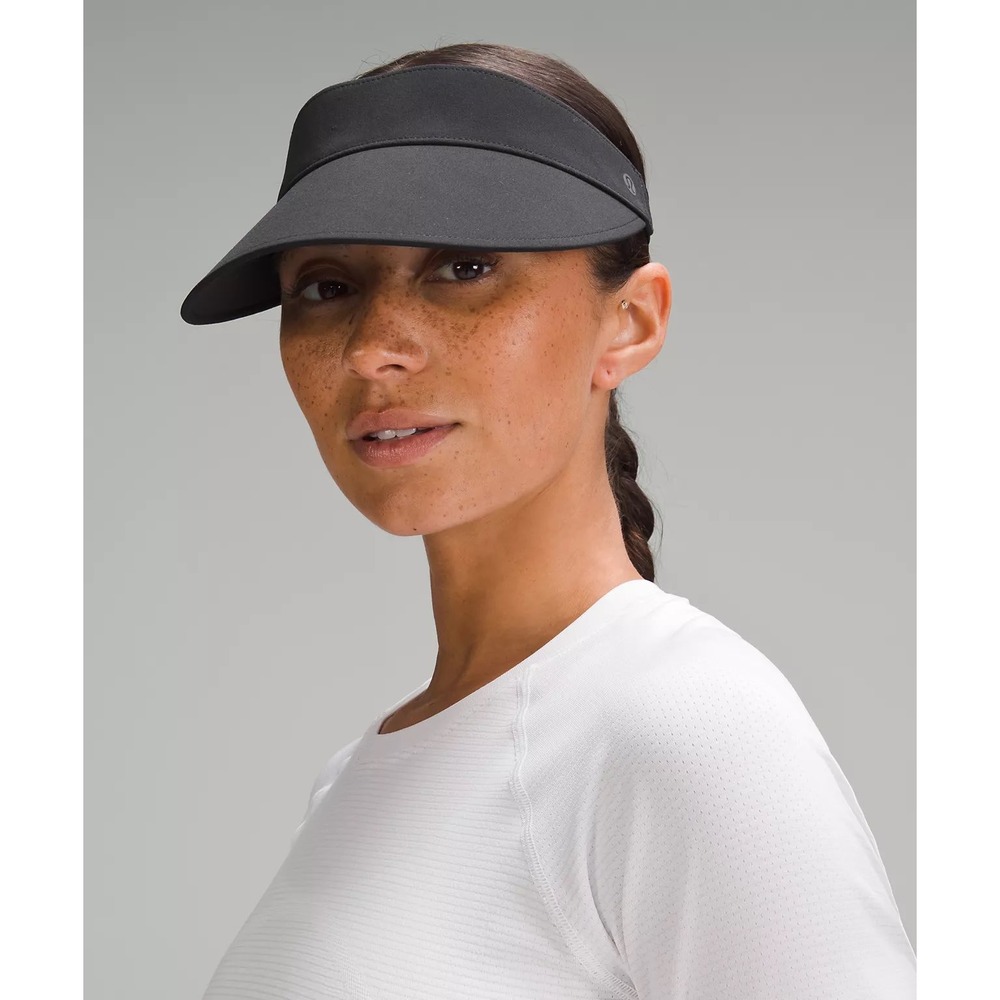 Lululemon Black Adjustable Athletic Running Visor O/S Tennis Golf